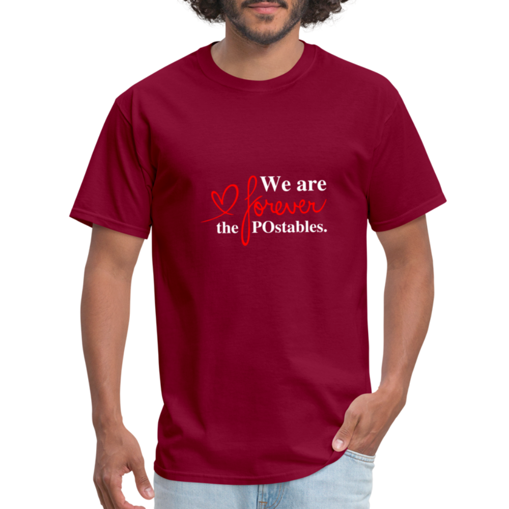 We are forever the POstables W Unisex Classic T-Shirt - burgundy