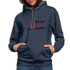 We are forever the POstables B Contrast Hoodie - indigo heather/asphalt