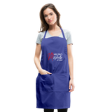 Every Day's A Miracle Adjustable Apron - royal blue