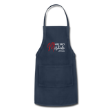 Every Day's A Miracle Adjustable Apron - navy