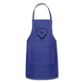 For Everything there is a Season B Adjustable Apron - royal blue