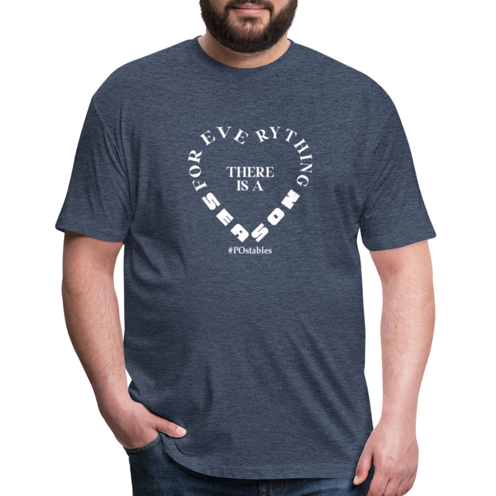 For Everything there is a Season W Fitted Cotton/Poly T-Shirt by Next Level - heather navy