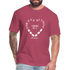 For Everything there is a Season W Fitted Cotton/Poly T-Shirt by Next Level - heather burgundy