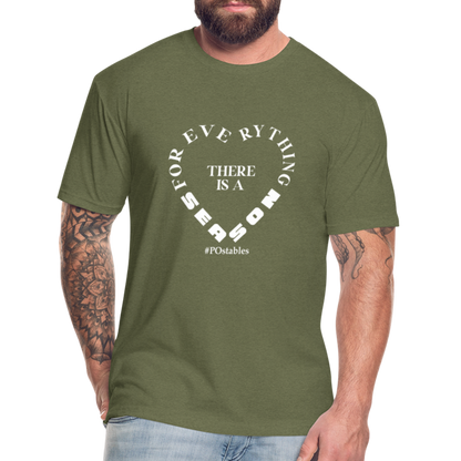 For Everything there is a Season W Fitted Cotton/Poly T-Shirt by Next Level - heather military green