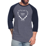 For Everything there is a Season W Baseball T-Shirt - heather blue/navy