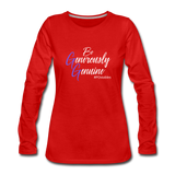 Be Generously Genuine W Women's Premium Long Sleeve T-Shirt - red