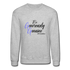 Be Generously Genuine B Crewneck Sweatshirt - heather gray