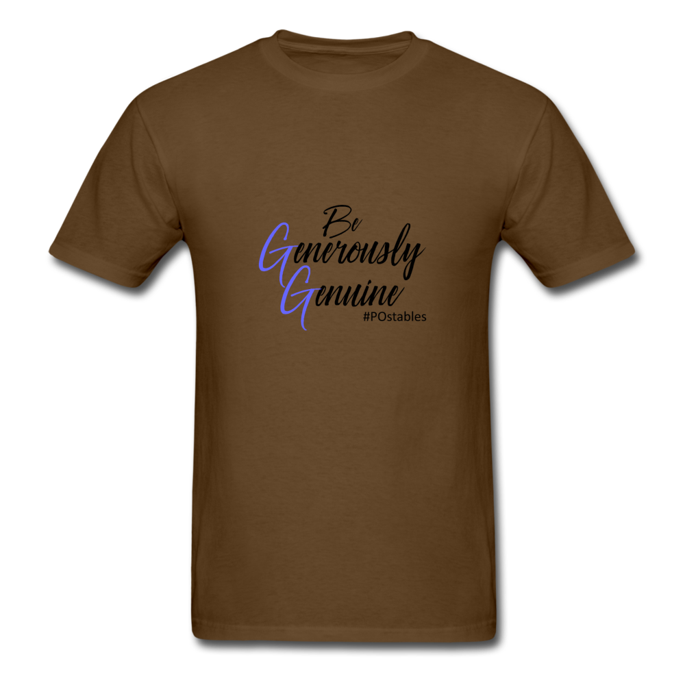 Be Generously Genuine B Unisex Classic T-Shirt - brown