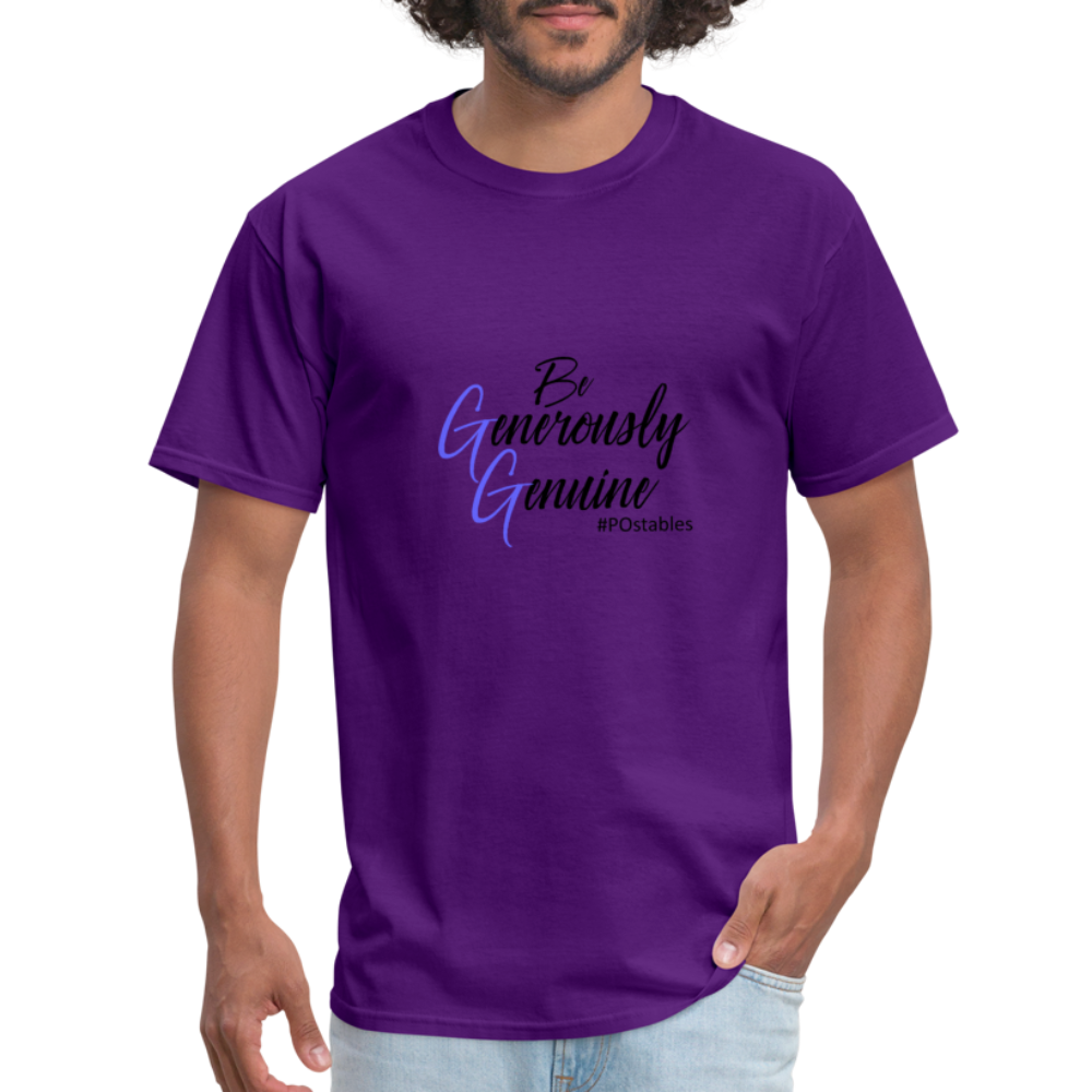 Be Generously Genuine B Unisex Classic T-Shirt - purple