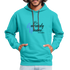 Be Generously Genuine B Contrast Hoodie - scuba blue/asphalt