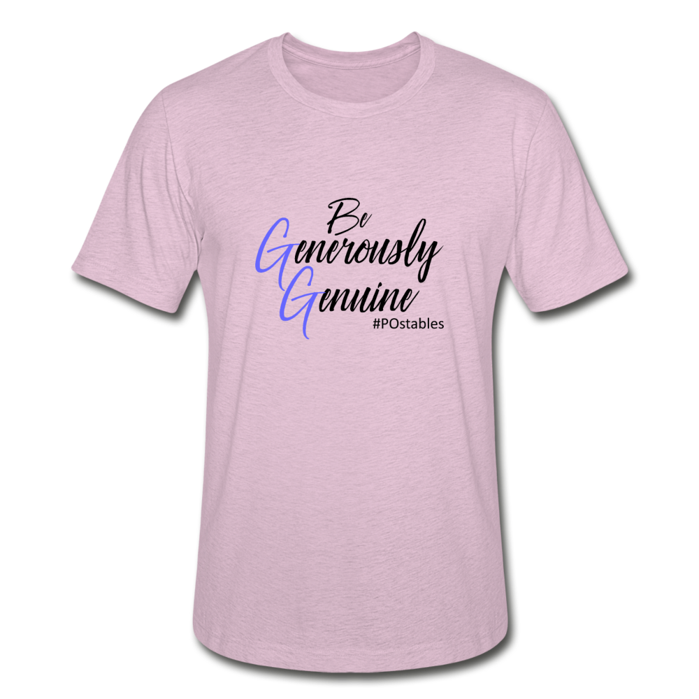 Be Generously Genuine B Unisex Heather Prism T-Shirt - heather prism lilac