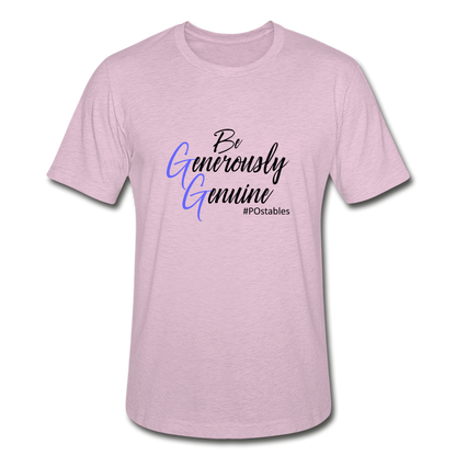 Be Generously Genuine B Unisex Heather Prism T-Shirt - heather prism lilac