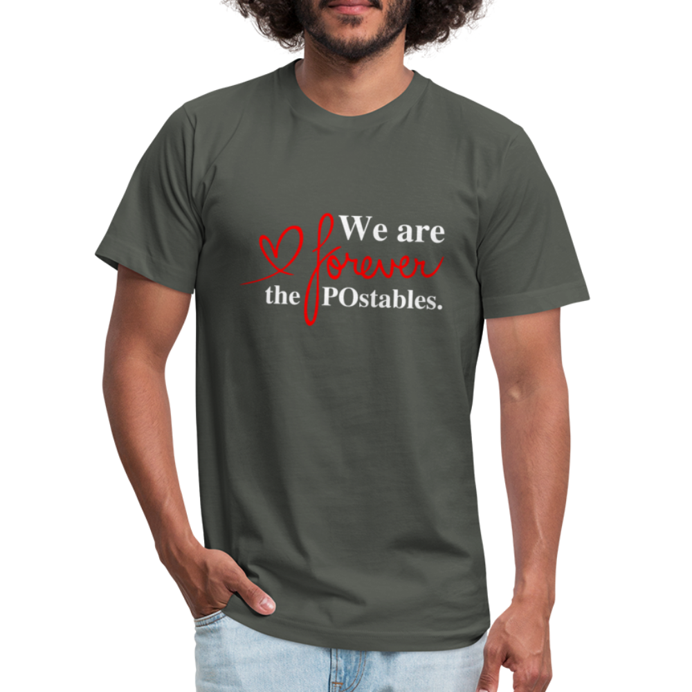 We are forever the POstables W Unisex Jersey T-Shirt by Bella + Canvas - asphalt