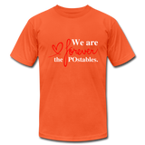 We are forever the POstables W Unisex Jersey T-Shirt by Bella + Canvas - orange