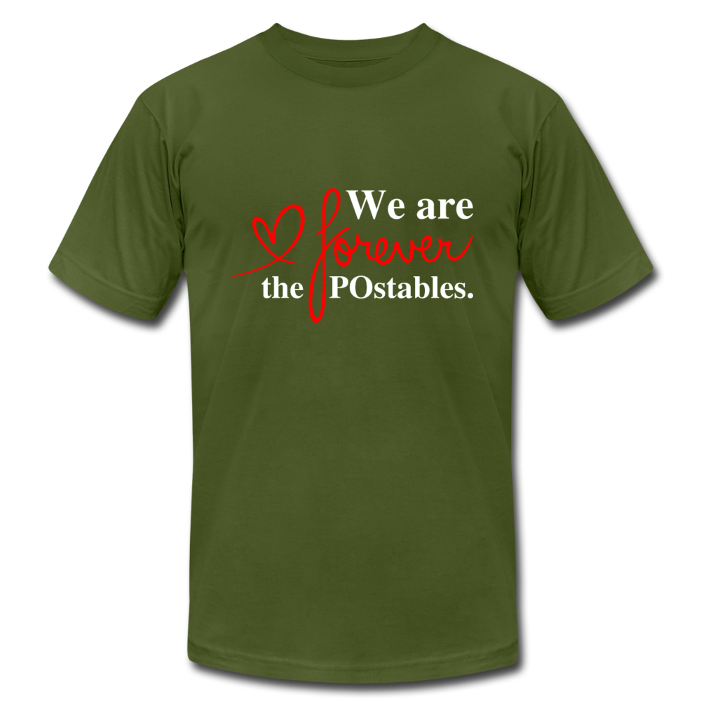 We are forever the POstables W Unisex Jersey T-Shirt by Bella + Canvas - olive