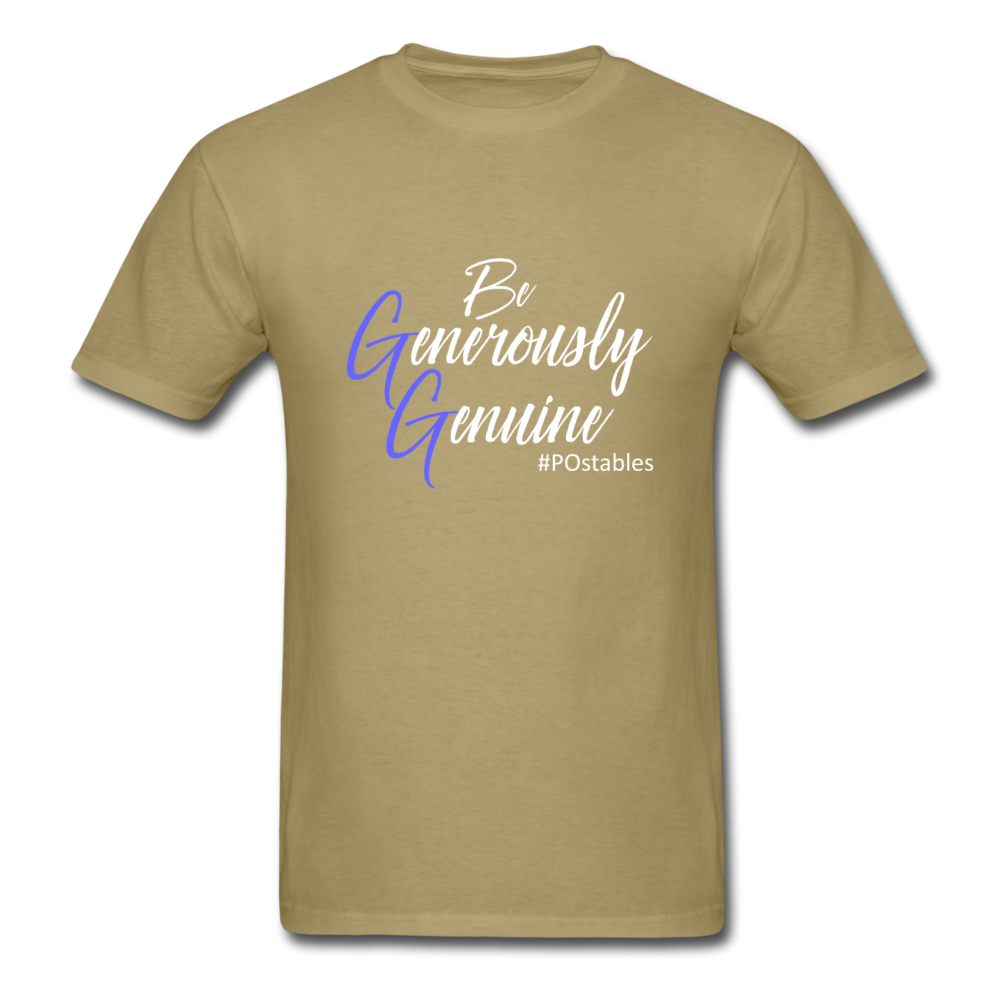 Be Generously Genuine W Unisex Classic T-Shirt - khaki