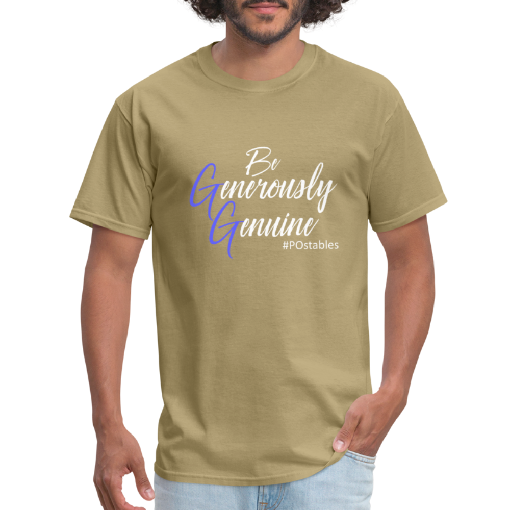 Be Generously Genuine W Unisex Classic T-Shirt - khaki