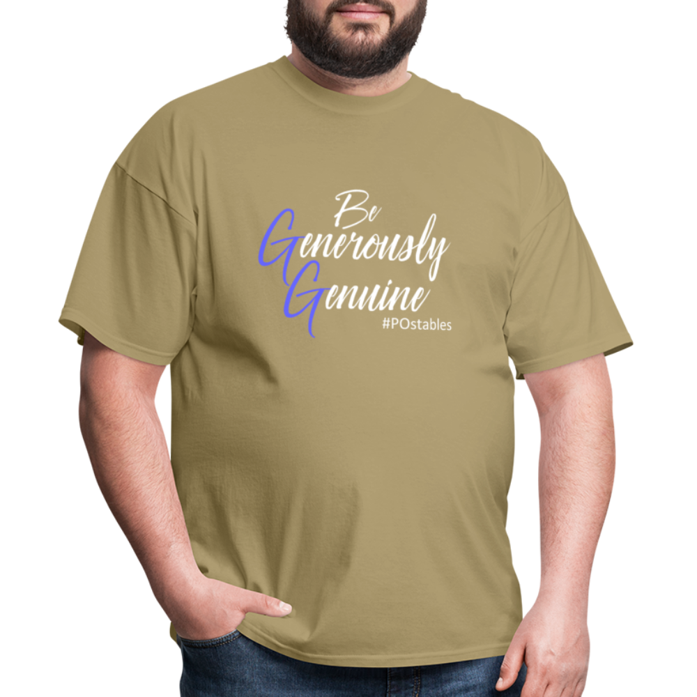 Be Generously Genuine W Unisex Classic T-Shirt - khaki