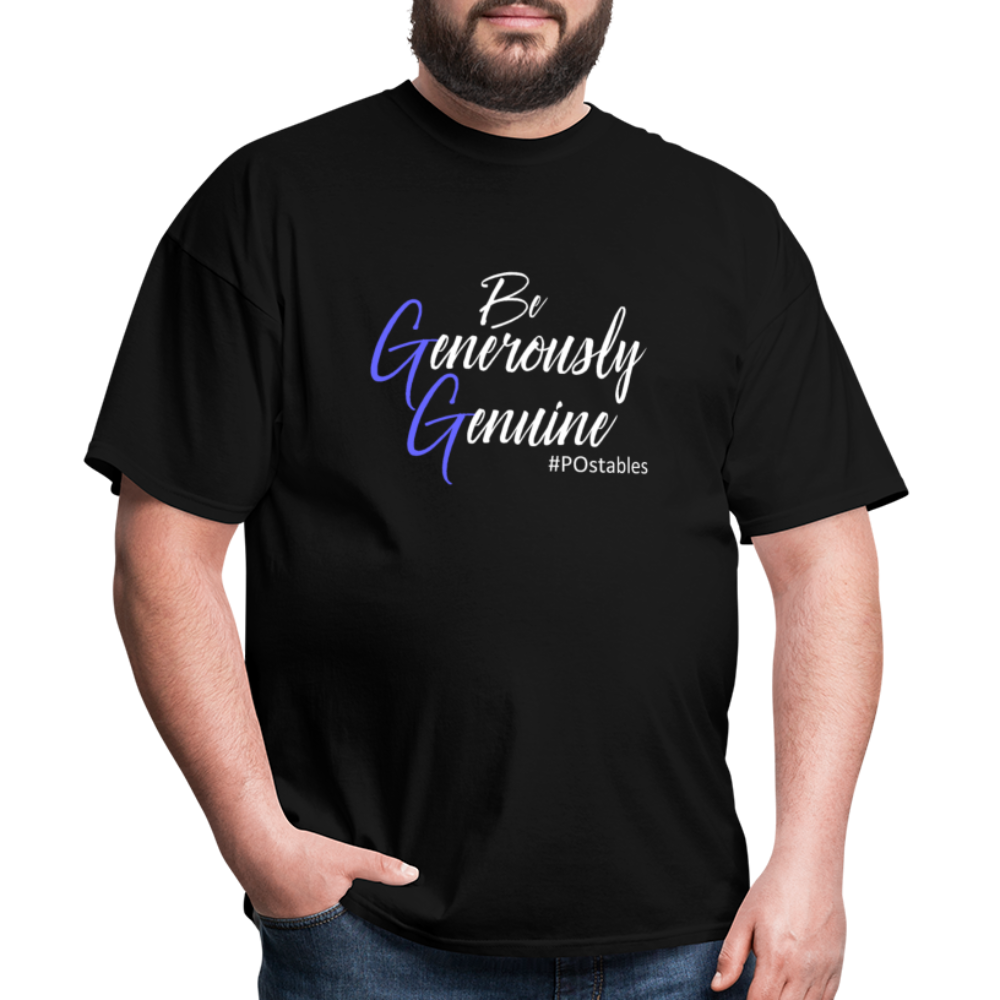 Be Generously Genuine W Unisex Classic T-Shirt - black