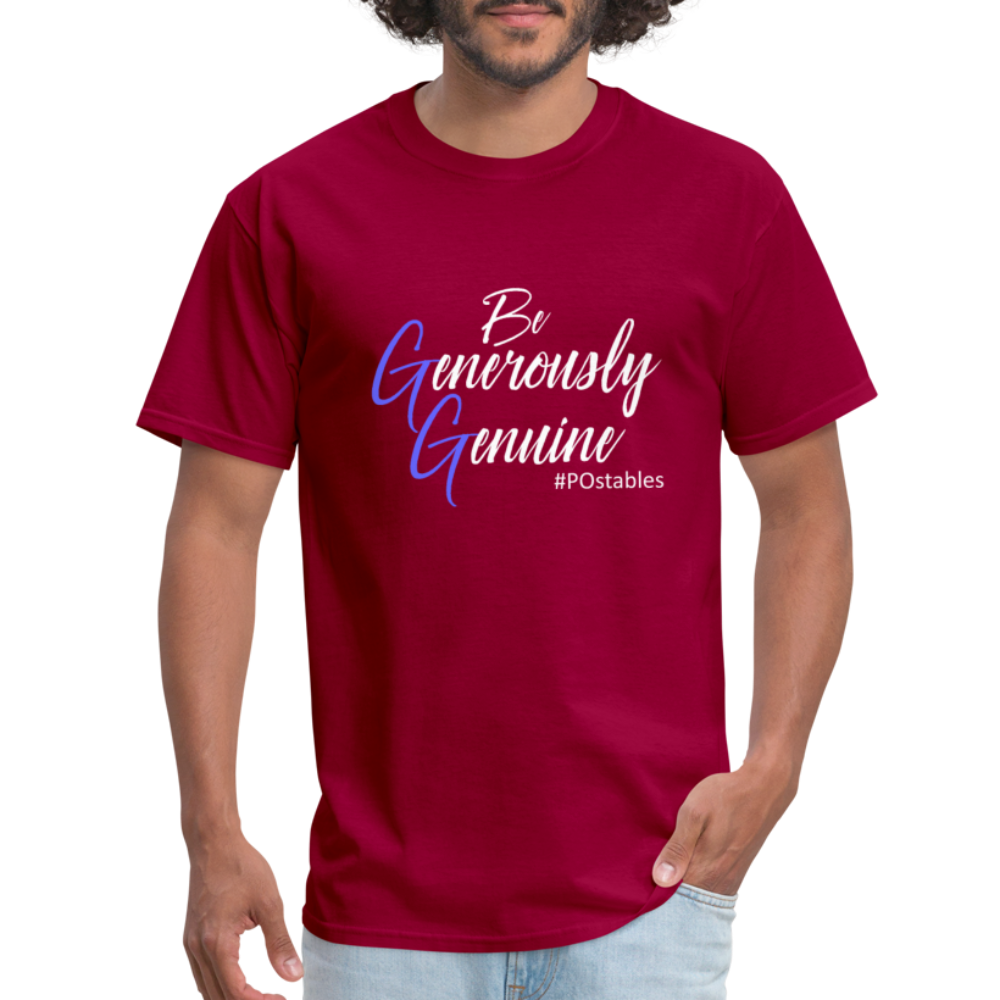 Be Generously Genuine W Unisex Classic T-Shirt - dark red