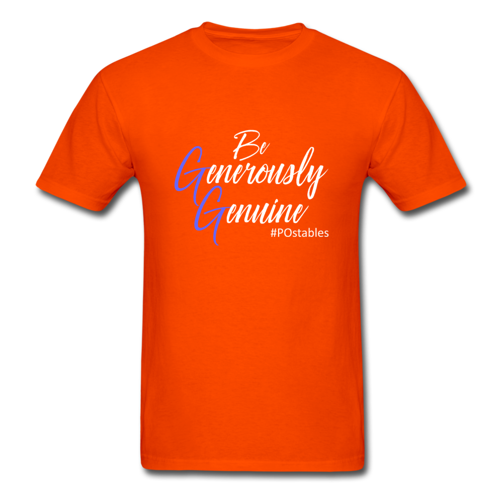 Be Generously Genuine W Unisex Classic T-Shirt - orange