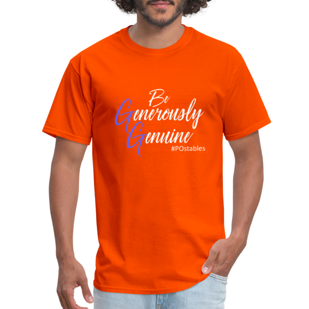 Be Generously Genuine W Unisex Classic T-Shirt - orange