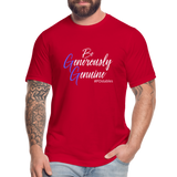 Be Generously Genuine W Unisex Jersey T-Shirt by Bella + Canvas - red