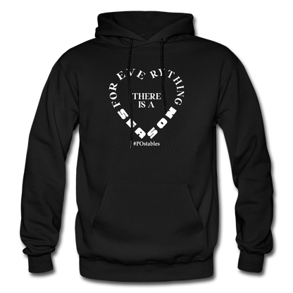 For Everything There is a Season W Gildan Heavy Blend Adult Hoodie - black