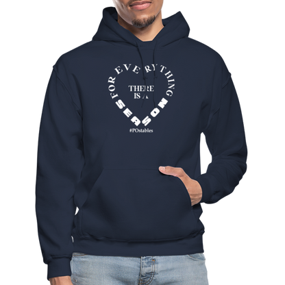 For Everything There is a Season W Gildan Heavy Blend Adult Hoodie - navy