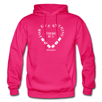 For Everything There is a Season W Gildan Heavy Blend Adult Hoodie - fuchsia