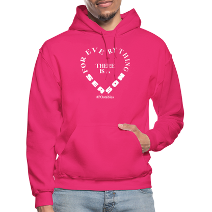 For Everything There is a Season W Gildan Heavy Blend Adult Hoodie - fuchsia