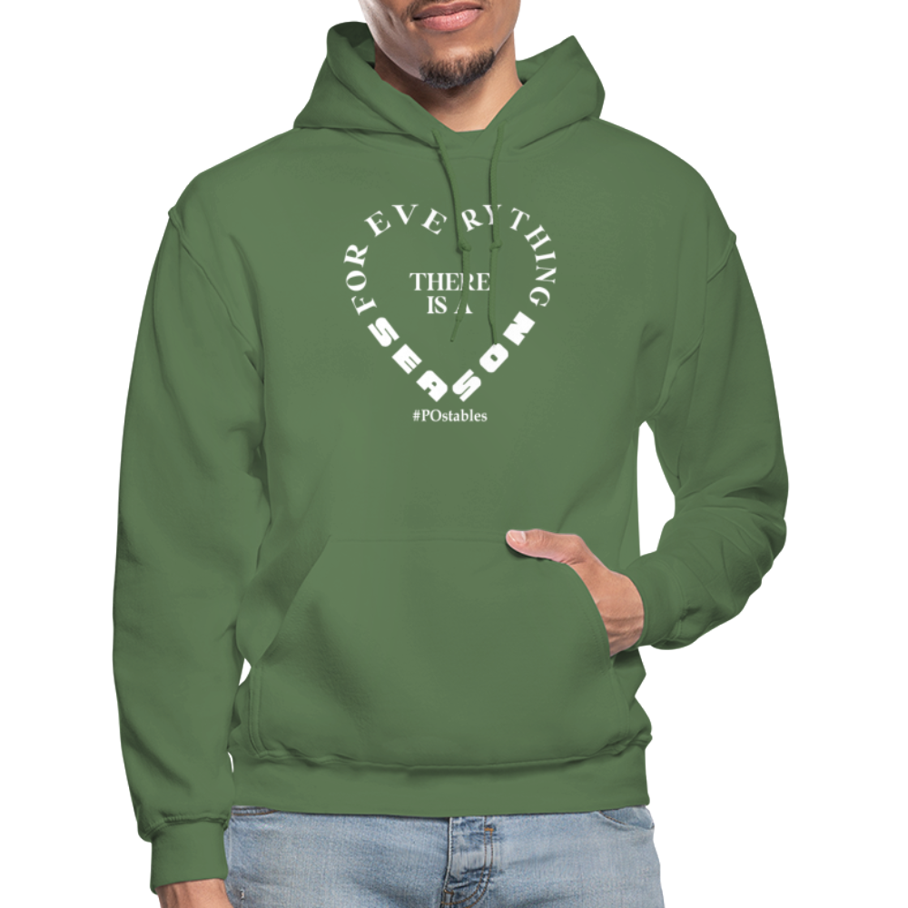 For Everything There is a Season W Gildan Heavy Blend Adult Hoodie - military green