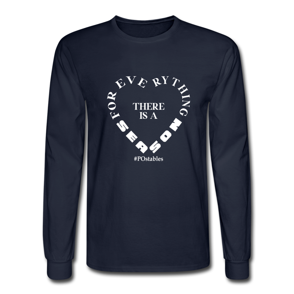 For Everything There is a Season W Men's Long Sleeve T-Shirt - navy