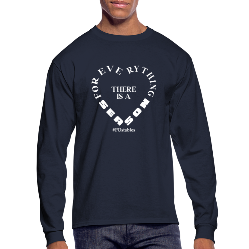 For Everything There is a Season W Men's Long Sleeve T-Shirt - navy