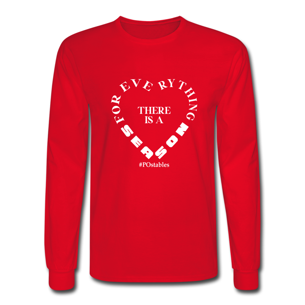 For Everything There is a Season W Men's Long Sleeve T-Shirt - red