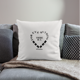 For Everything There is a Season B Throw Pillow Cover 18” x 18” - natural white