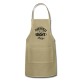 Forgiveness Is Doing The Right Thing B Adjustable Apron - khaki