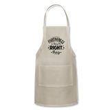 Forgiveness Is Doing The Right Thing B Adjustable Apron - natural