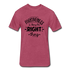 Forgiveness Is Doing The Right Thing B Fitted Cotton/Poly T-Shirt by Next Level - heather burgundy