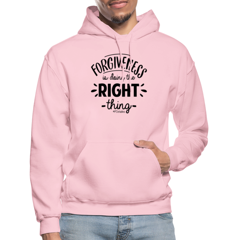 Forgiveness Is Doing The Right Thing B Gildan Heavy Blend Adult Hoodie - light pink