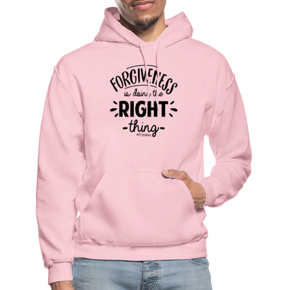 Forgiveness Is Doing The Right Thing B Gildan Heavy Blend Adult Hoodie - light pink