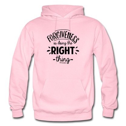 Forgiveness Is Doing The Right Thing B Gildan Heavy Blend Adult Hoodie - light pink