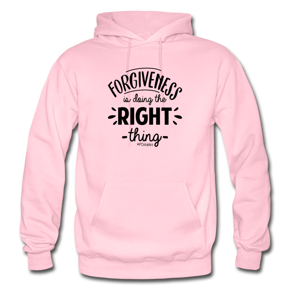 Forgiveness Is Doing The Right Thing B Gildan Heavy Blend Adult Hoodie - light pink