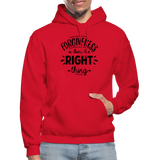Forgiveness Is Doing The Right Thing B Gildan Heavy Blend Adult Hoodie - red