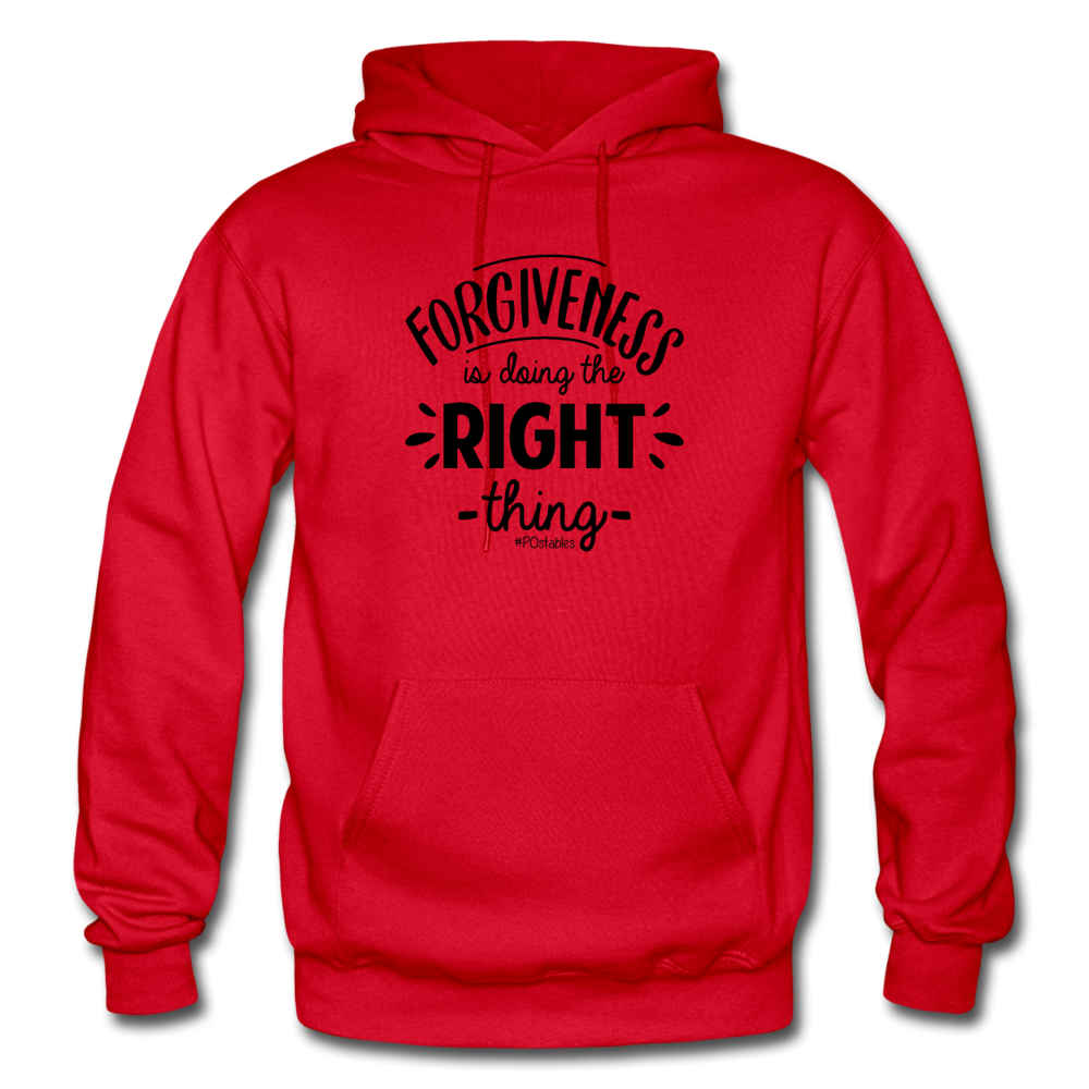 Forgiveness Is Doing The Right Thing B Gildan Heavy Blend Adult Hoodie - red