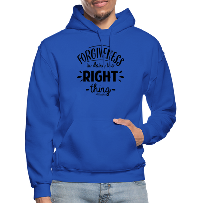 Forgiveness Is Doing The Right Thing B Gildan Heavy Blend Adult Hoodie - royal blue