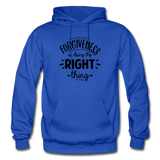 Forgiveness Is Doing The Right Thing B Gildan Heavy Blend Adult Hoodie - royal blue