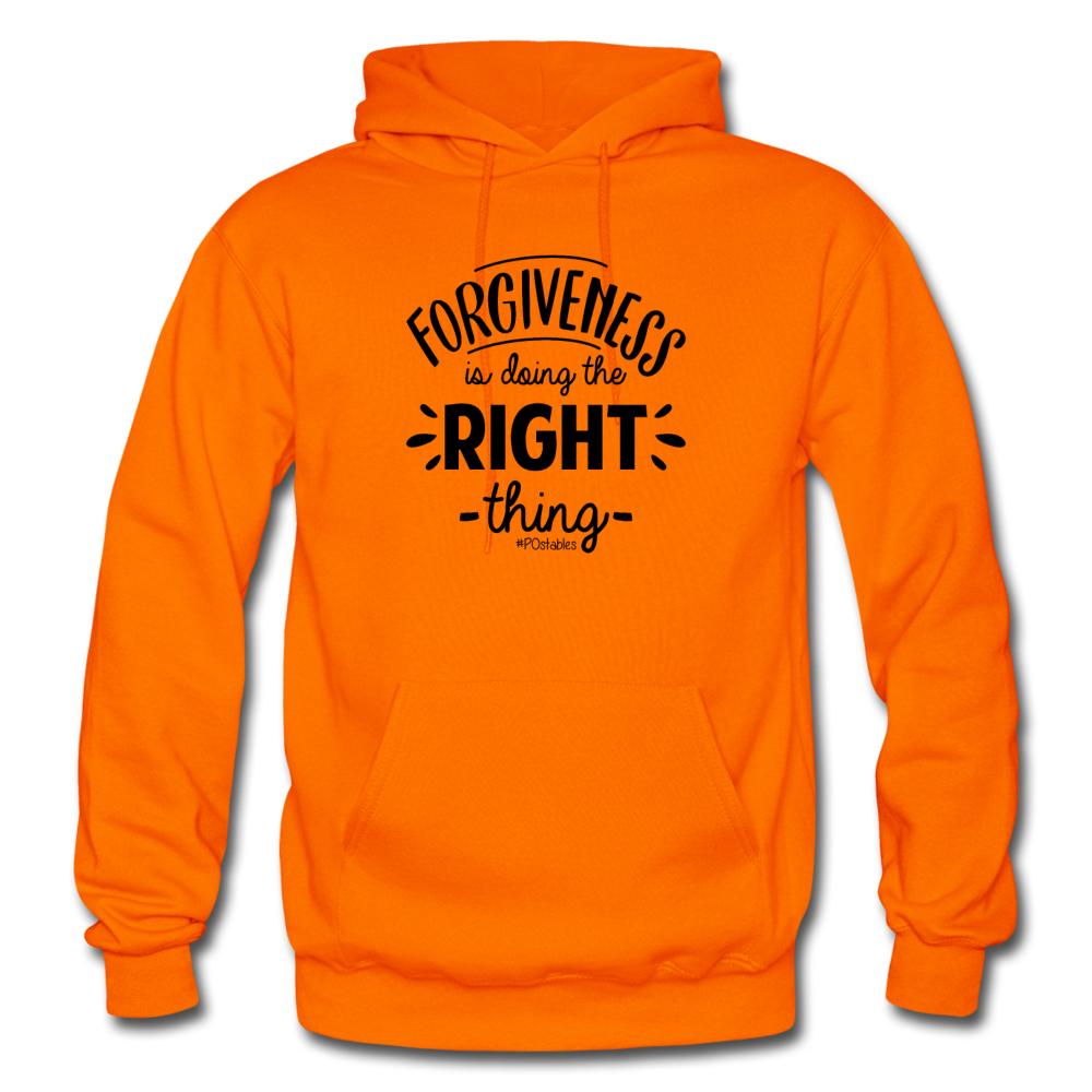 Forgiveness Is Doing The Right Thing B Gildan Heavy Blend Adult Hoodie - orange