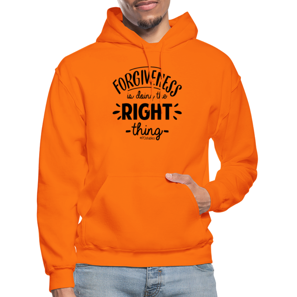 Forgiveness Is Doing The Right Thing B Gildan Heavy Blend Adult Hoodie - orange