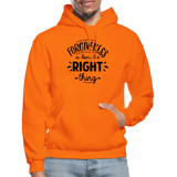 Forgiveness Is Doing The Right Thing B Gildan Heavy Blend Adult Hoodie - orange